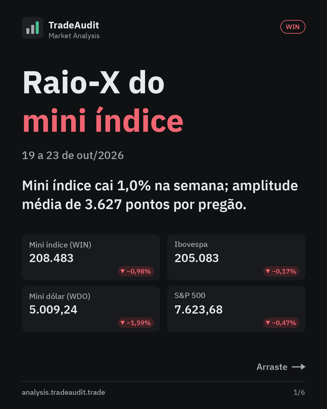 Capa: Raio-X do mini índice